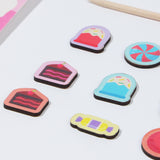 Wooden Charms - Candyland Foil Art