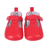 Red Velcro Bootie