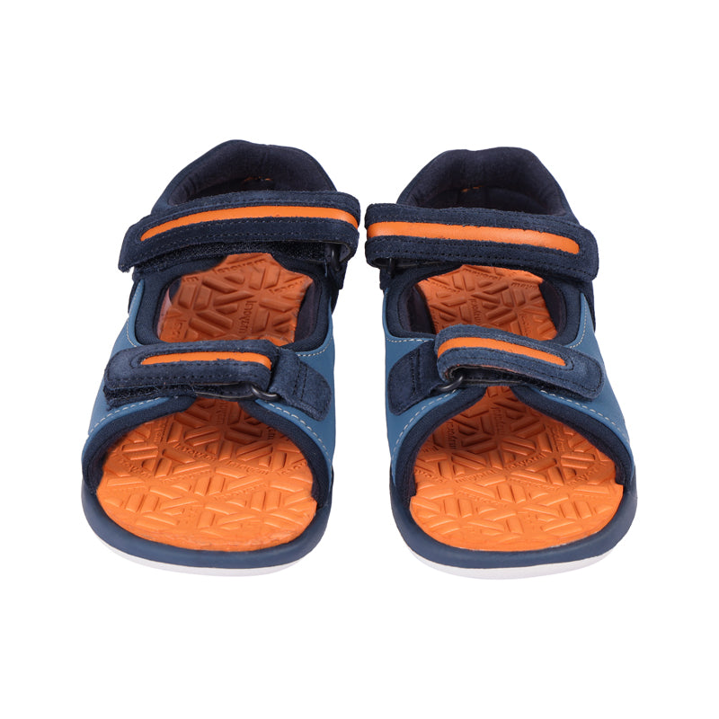 Navy & Orange Sandal