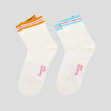 Sport Socks with Pink Logo (2 pairs)