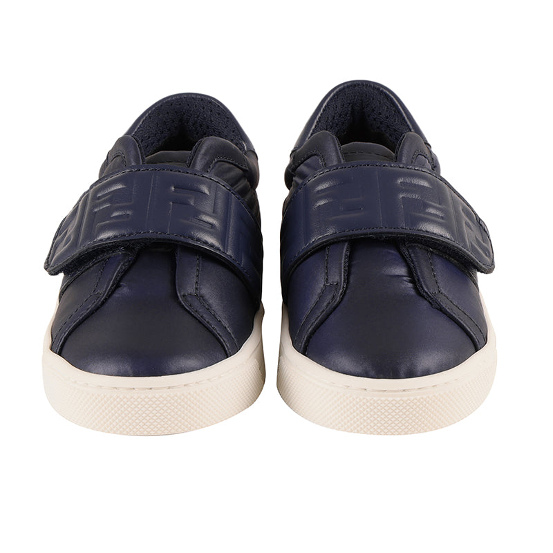 Navy Velcro Sneakers