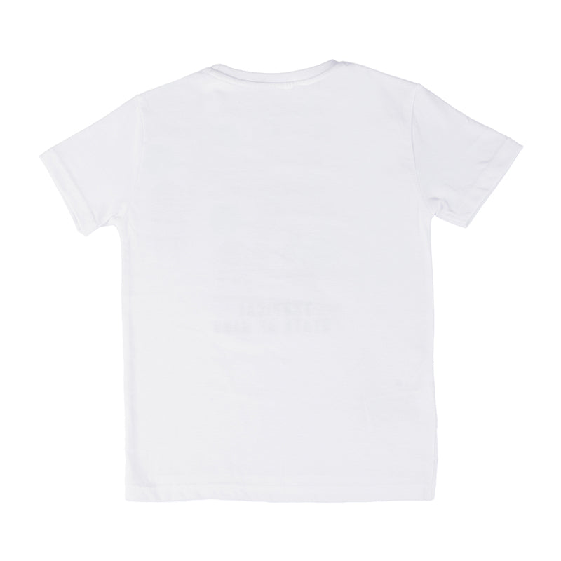 White T-Shirt with Teen Zone Print