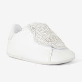 White Bootie Velcro