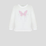 Decorated Sweatshirt, ecru(62)