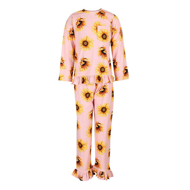 Sunflower Print Nightsuit