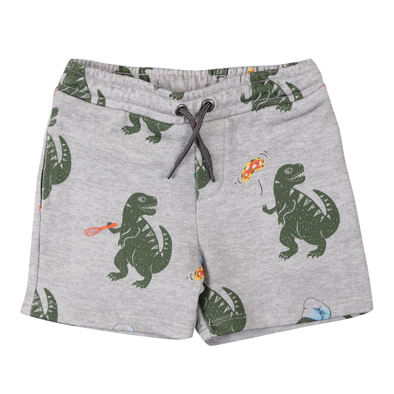 Grey Marl Dino Chef Shorts
