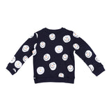 Black Cotton Snowman Tracksuit