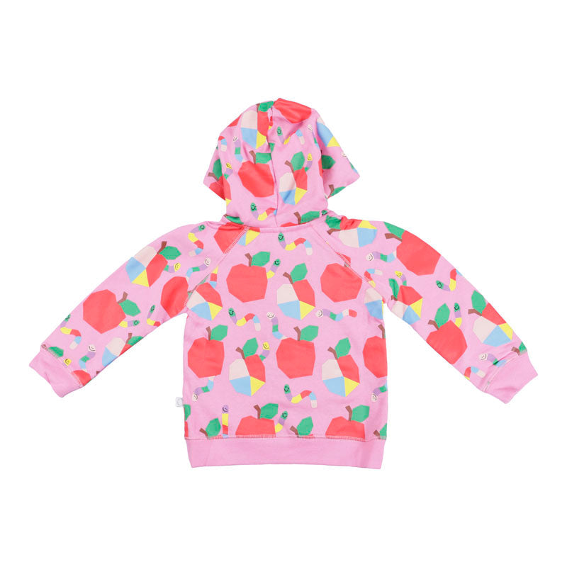 Apple & Worms Motif-Print Sweatshirt