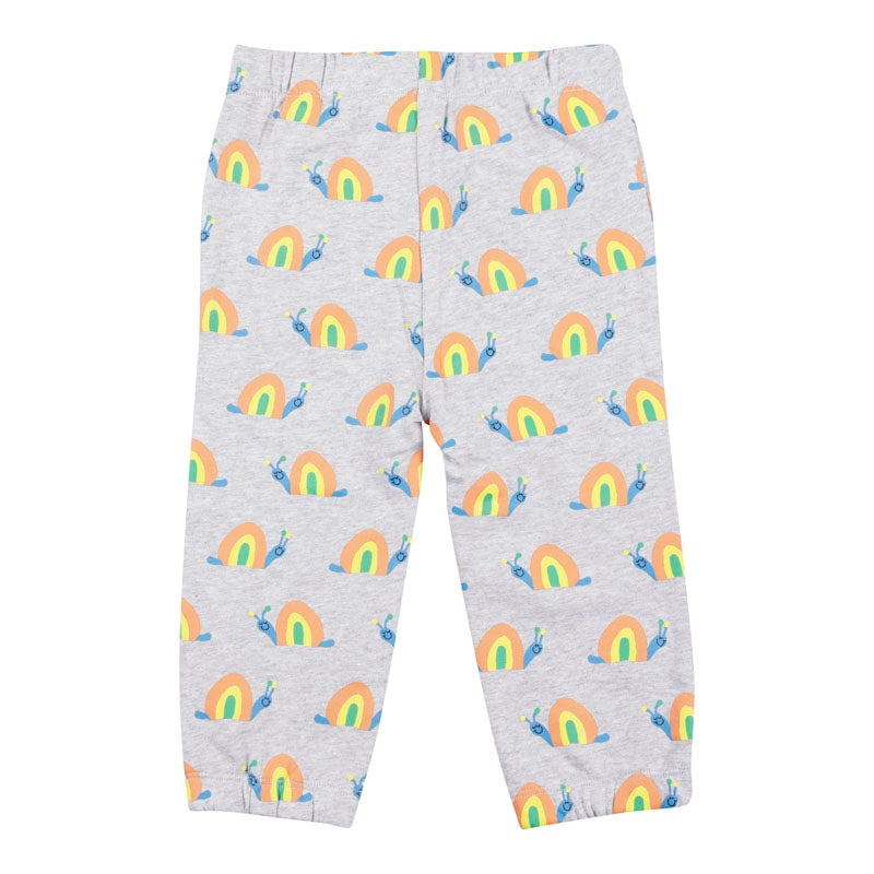 Grey Snail Print Jogger