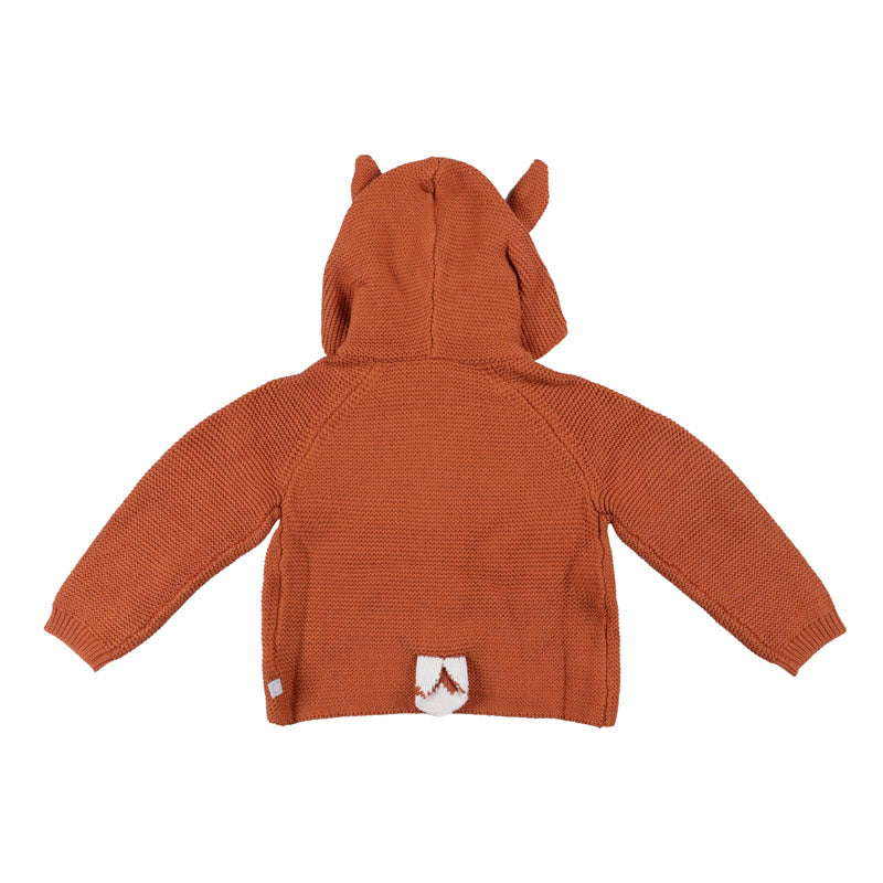 Brown Knitted Cardigan