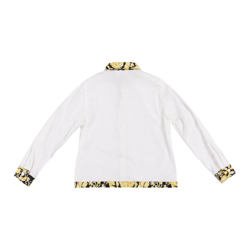 White Barocco Kids Shirt