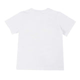 White Fun Logo Print T-Shirt