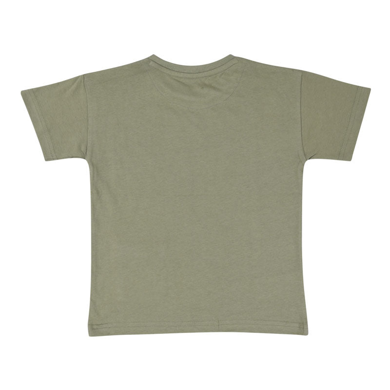 Green Cotton Dinosaur T-Shirt