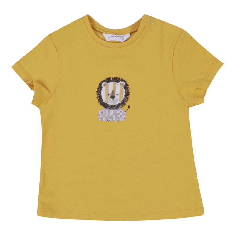 Yellow & White Cotton Shorts Set