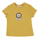 Yellow & White Cotton Shorts Set