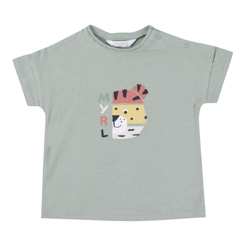 Light Green T-Shirt  With Shorts Set