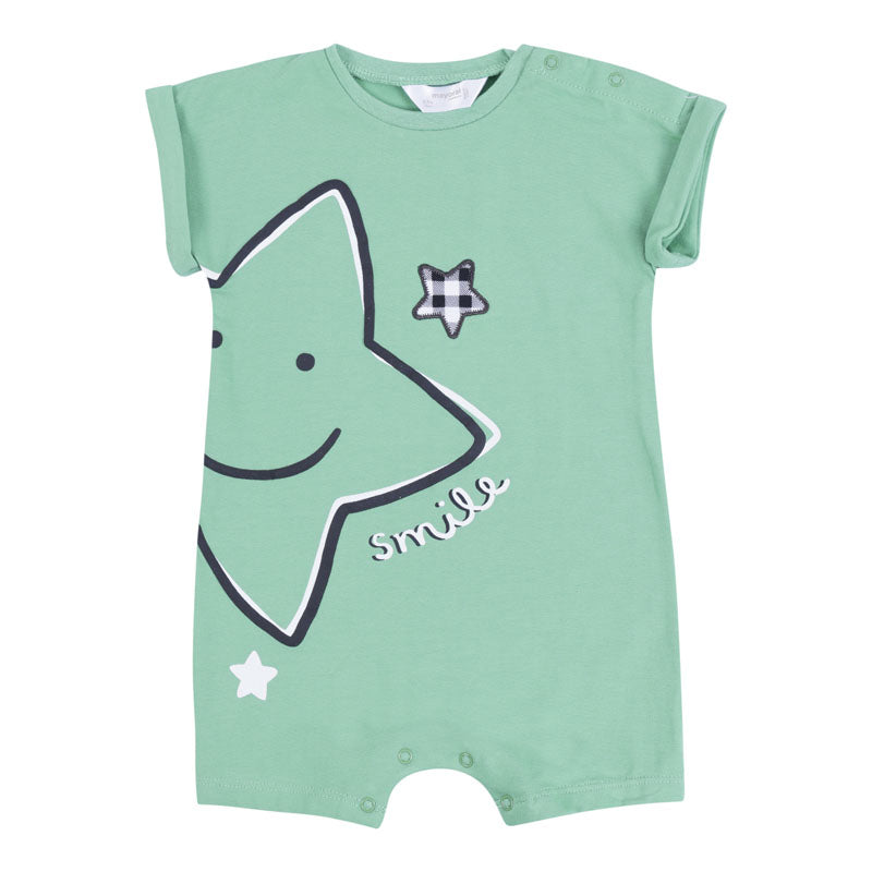 Green Cotton Star Shorties