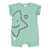 Green Cotton Star Shorties