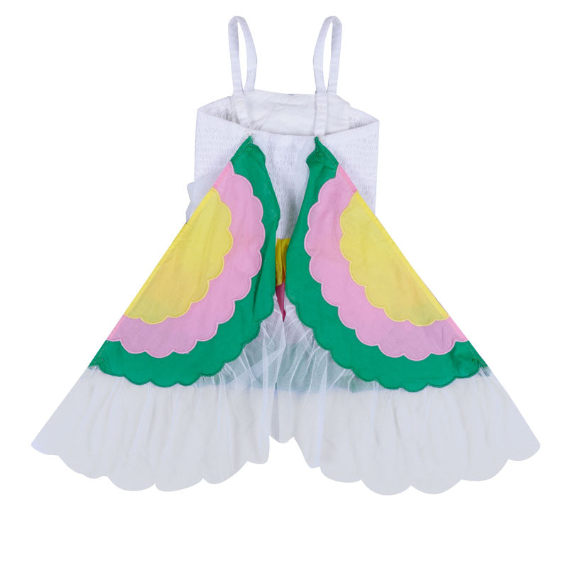 Twin Parrot With Wings Strappy Dress