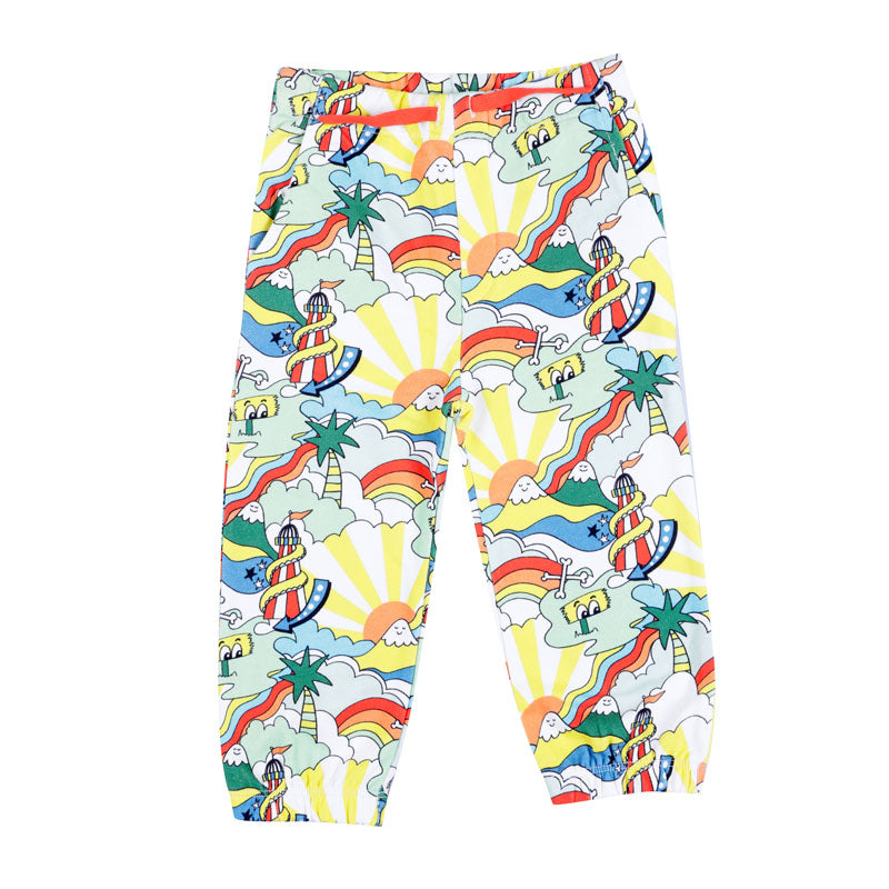 Rollercoaster Print Tracksuit Bottoms