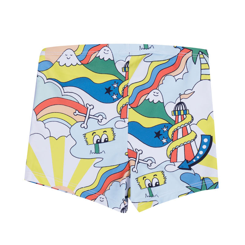 Graphic Print Swim Shorts