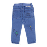 Graphic Print Denim Jeans