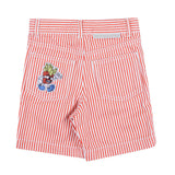 Striped Cotton Shorts