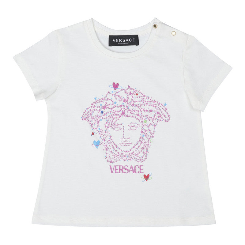 White Stars Medusa T-Shirt Les Petits Les Petits