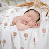 Japa Rose Skies Swaddle Blanket