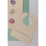 Japa Peace Ivory Double Sided Vegan Leather Bibs