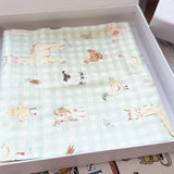 Japa Countryside Gingham Swaddle Blanket