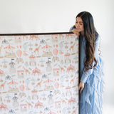 Japa Petite Foire Swaddle Blanket