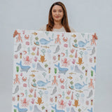 Japa Ocean Veil Swaddle Blanket