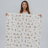 Japa Winter Tails Swaddle Blanket