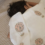 Japa Rose Skies Swaddle Blanket