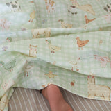 Japa Countryside Gingham Swaddle Blanket