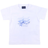 Paul & Shark White T-Shirt With Shark Print