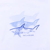 Paul & Shark White T-Shirt With Shark Print