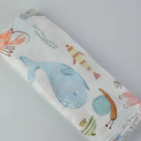 Japa Ocean Veil Swaddle Blanket
