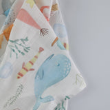 Japa Ocean Veil Swaddle Blanket