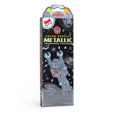 Silver Robot Metallic Pencils 2
