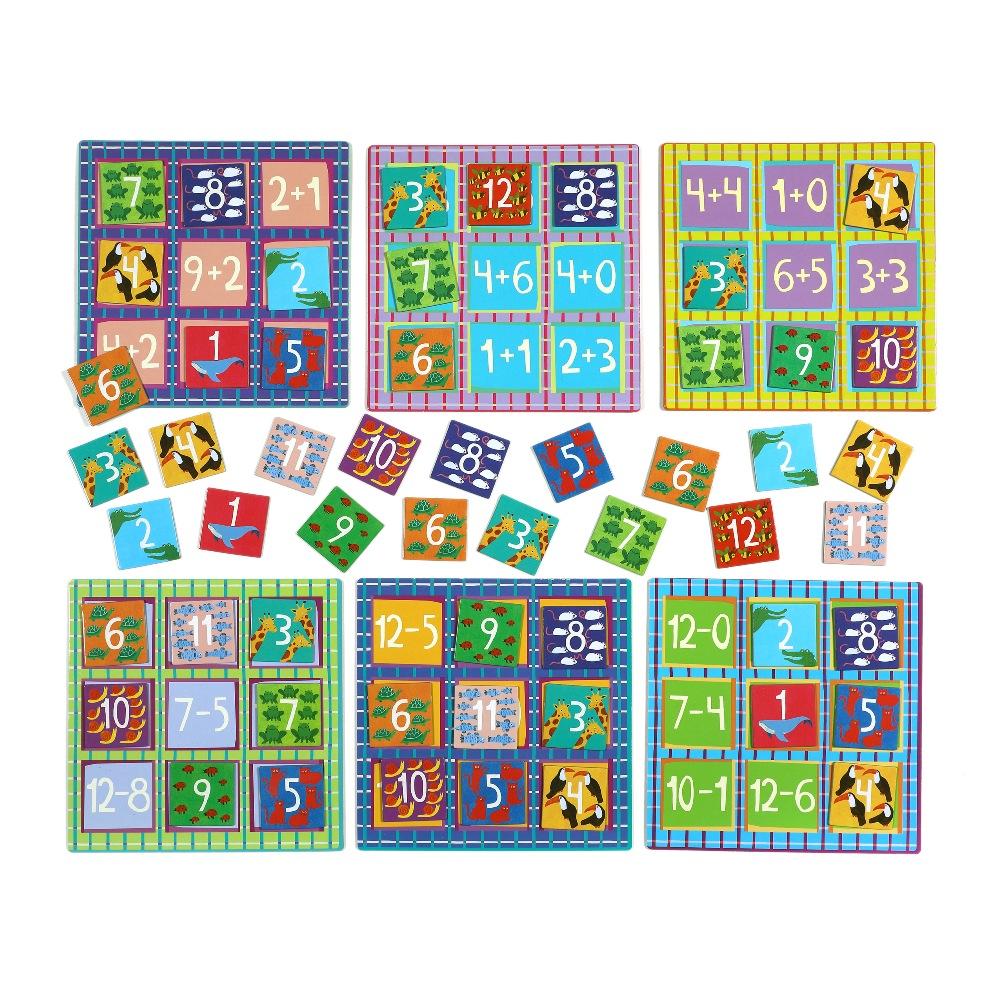 Simple Math Bingo 3