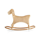 The Inside Project Rattan Rocking Horse For Babies And Todler