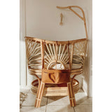 The Inside Project Sunrise Rattan Baby Bassinet