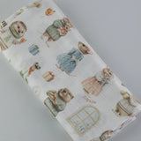 Japa Woodland Pantry Swaddle Blanket
