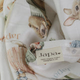 Japa Woodland Pantry Swaddle Blanket