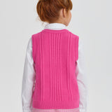 Choupette Smart Knitted Vest With Crystals