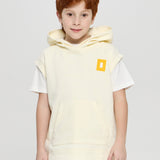 Short Sleeves Hoodie, sandy(86)