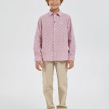 Choupette Elegant Coral Shirt With Print