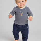 Choupette Soft Denim Pants For Baby Boy